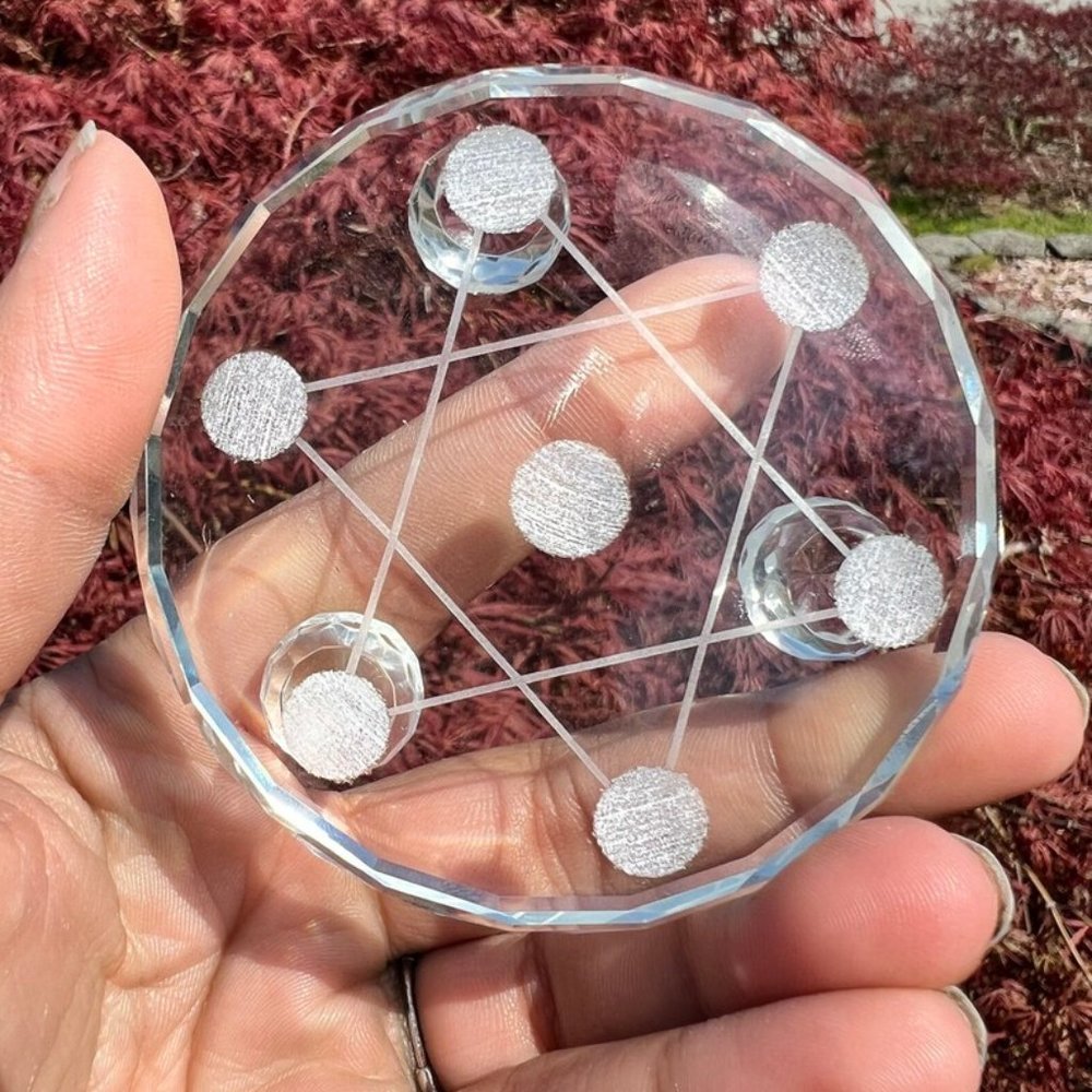 Glass Crystal Sphere Stand